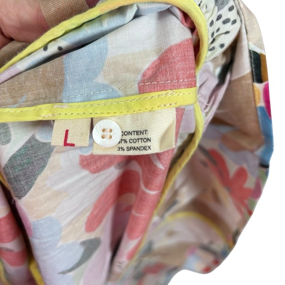 NEW Celia B Freya Dress Floral Multicolor Button Down Maxi Dress A-line Large - Picture 11 of 14